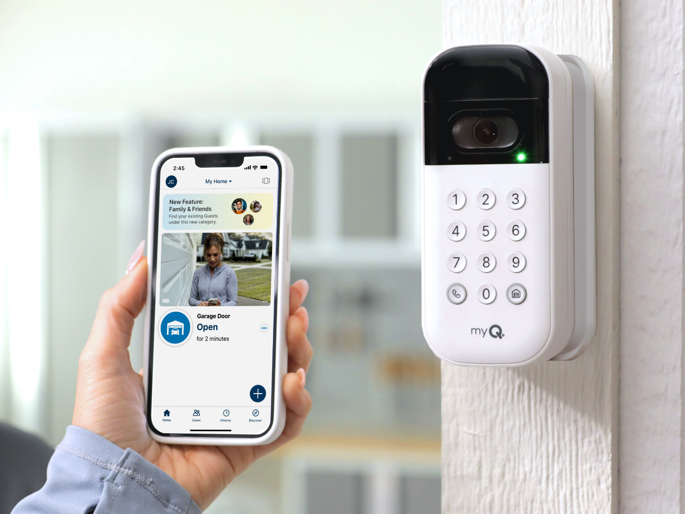 myQ Smart Garage Video Keypad