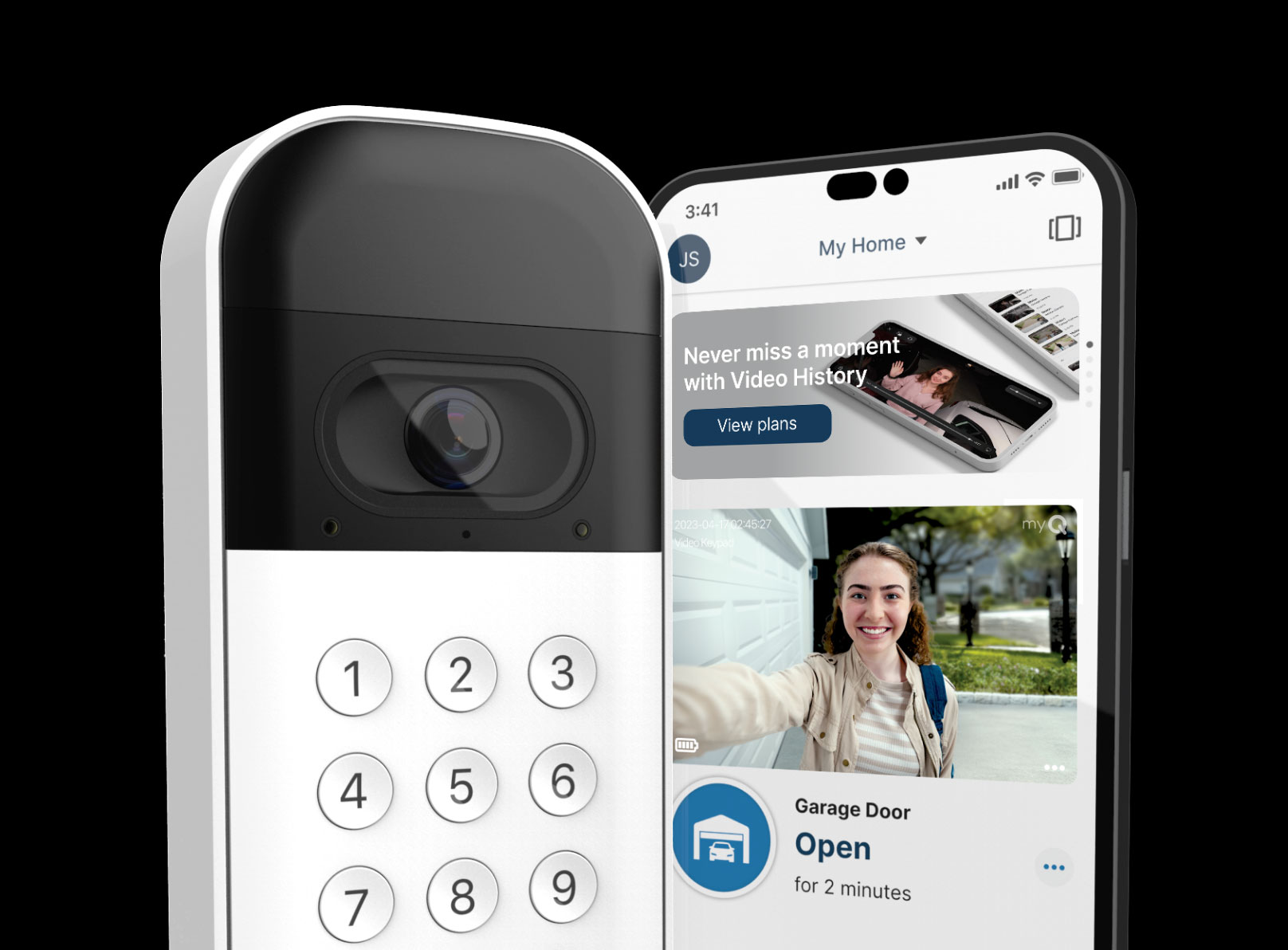 myQ Smart Garage Video Keypad
