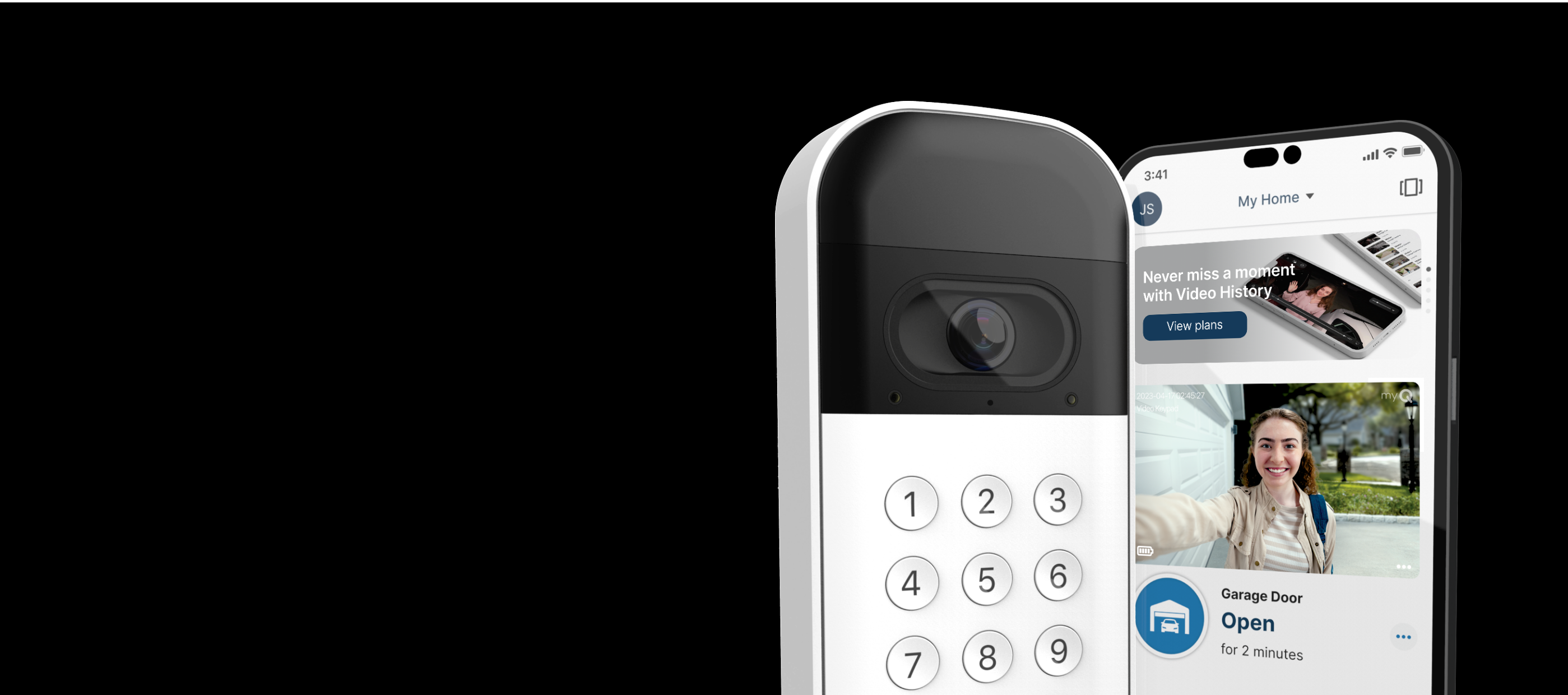 myQ Smart Garage Video Keypad